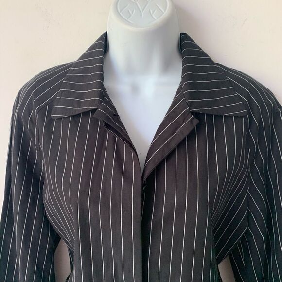 Lauren Ralph Lauren Linen Cotton Pinstripe Jacket - Picture 5 of 15